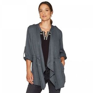 Knox Rose Women’s Charcoal Utility Jacket- Size L